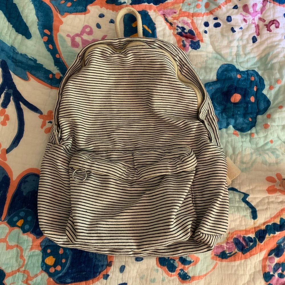Brandy Melville Striped Backpack